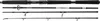 A fishing rod is shown in multiple sections against a white background. Voir les images du produit