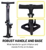Dunlop Floor Pump Bike & Car - Z manometrem - Solidna Podgląd zdjęcia produktu 17