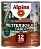 Alpina Wetterschutzfarbe 0,75 L moosgrün Produktbild-Vorschau 5