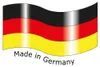 The German flag with the text "Made in Germany" below it. Produktbild-Vorschau