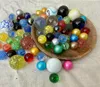 60 Glasmurmeln Set – 10×25 mm & 50×16 mm – Bunter Mix – Produktbild-Vorschau 4