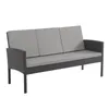 SVITA DENVER Meuble de jardin en poly rotin Ensemble de Voir les images du produit 4