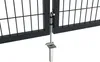 Doppelflügeliges Zauntor 3m RAZO H.120cm grau Produktbild-Vorschau 13