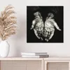 DEQORI Hybrid Leinwand Bild 50x50 cm 'Hände des Lebens' Produktbild-Vorschau 4