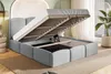 Polsterbett 160x200 Roma Slim mit Bettkasten - dickem Produktbild-Vorschau 4