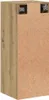 The back of a wooden cabinet with metal drawer slides visible. Produktbild-Vorschau