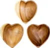 3er Set Schüssel Akazie 10x3cm Herz Holz Design Schale Produktbild-Vorschau 1