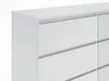 A close-up of a white dresser with multiple drawers. Produktbild-Vorschau