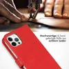Custodia a libro in vera pelle Selencia per iPhone 12 (Pro) Anteprima dell’immagine prodotto 2