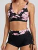 Damen Bikini mit Shorts XL - Cup D - Tankini Set - Schwarz Produktbild-Vorschau 2