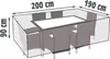 Premium Schutzhülle für Garten Lounge-Möbel 200 x 190 x 90 Produktbild-Vorschau 3