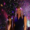 4er-Set LED Party Haarsträhnen mit leuchtenden Glasfasern Produktbild-Vorschau 3