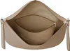 Damen Crossbody Umhänge Hand Tasche Echt  30618 Taupe Produktbild-Vorschau 4