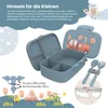 Brotdose Kinder mit Fächern, BPA frei, Lunchbox, Bento box, Produktbild-Vorschau 4
