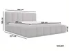 GrainGold Polsterbett Cloud 160x200 cm - Bett 160x200, Produktbild-Vorschau 8