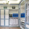 Opvouwbare opbergorganizer met deksel, donkerblauw, set van Productafbeelding-voorbeeld 4