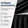 Kräuselband-Vorhang 300x245cm #9009 schwarz Produktbild-Vorschau 3