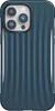 A blue phone case with a ribbed texture is shown against a white background. Produktbild-Vorschau