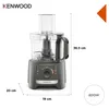 Robot culinaire, 3,6 L, compact, gris Voir les images du produit 13
