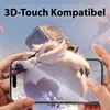 A smartphone screen displaying a cartoon character, held by two hands. Produktbild-Vorschau
