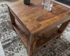 WOHNLING Couchtisch MUMBAI Massiv-Holz Sheesham 60 x 60 cm Produktbild-Vorschau 10