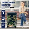MuchoWow® Koffer Handgepäck Trolley Rollkoffer Kleine Produktbild-Vorschau 2