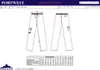Vêtements de travail Portwest Chester bleu/blanc Pantalon Voir les images du produit 5