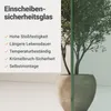 Gartenbank Truhebank Windschutz Sichtschutz transparent 185 Produktbild-Vorschau 6