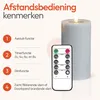 Meisterhome® Lot de 3 bougies LED sans flamme Rustik avec Voir les images du produit 4