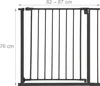 Relaxdays Treppenschutzgitter, 82–87 cm, ohne Bohren, Baby Produktbild-Vorschau 4