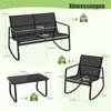 GOPLUS Gartenmöbel Set, Balkonmöbel Set mit Schaukelbank & Produktbild-Vorschau 7