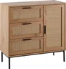 Komoda z szufladami w dekorze dębu 80 cm kredens z 3 Podgląd zdjęcia produktu 6