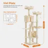PAWZ Road großer Katzenbaum 180cm Multi-Level Katzenbaum Produktbild-Vorschau 2