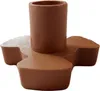 A close-up studio shot of a brown plastic microwave turntable support. Náhľad obrázku produktu
