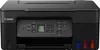 A black Canon PIXMA G3470 printer is shown from the front. Produktbild-Vorschau