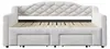 Merax Gepolstertes Tagesbett, Ausziehbar 90x200 bis 180x200 Produktbild-Vorschau 7