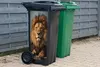 MuchoWow® Mülltonnenaufkleber Löwe - Felsen - Porträt 38x80 Produktbild-Vorschau 3