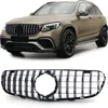 Sport Kühlergrill Frontgrill Schwarz Glänzend Chrom für Produktbild-Vorschau 1