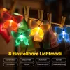 Salcar Gartenleuchte 5m LED Solarleuchten  Lichterkette Produktbild-Vorschau 4