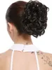 WIG ME UP Dutt Locken Volumen Zopf kurz Dunkelbraun Q0147-3 Produktbild-Vorschau 1