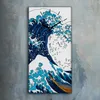 Leinwand Uhr Küche Wohnzimmer Bild 30x60 Japanische Kunst Produktbild-Vorschau 2