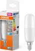 A product package for an OSRAM LED light bulb, with the light bulb itself shown next to it. Produktbild-Vorschau