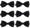 6er Set DonDon Herren Fliege 12 x 6 cm gebunden und Produktbild-Vorschau 1