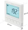 Thermostat chauffage par sol intell., encastré, comm. par Voir les images du produit 1