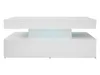A modern white coffee table with LED lighting. Produktbild-Vorschau