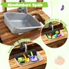 Cucina di fango COSTWAY, cucina per bambini con 2 pentole, Anteprima dell’immagine prodotto 5