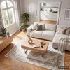 home24 Couchtisch - Eiche Nachbildung / Silber Produktbild-Vorschau 3