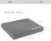 A gray balance pad with dimensions indicated. Podgląd zdjęcia produktu