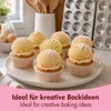 Edelstahl Muffinform 2er-Set Muschelform und Klassisch Anteprima dell’immagine prodotto 5