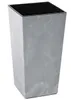 HowHomely Porto kvetináč 67,7 cm vysoký, kvetináč, sivý Náhľad obrázku produktu 6